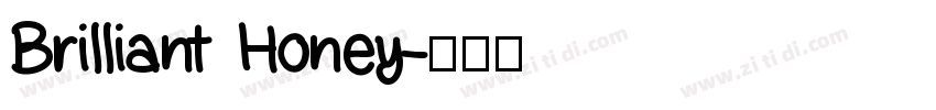 Brilliant Honey字体转换